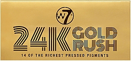 Düfte, Parfümerie und Kosmetik Lidschatten-Palette - W7 24K Gold Rush Eyeshadow Palette