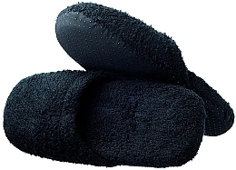 Hausschuhe für Herren schwarz - Hydrea London Luxury Cotton Slippers — Bild N2