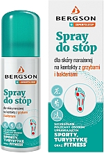Düfte, Parfümerie und Kosmetik Schützendes Fußspray gegen Pilze und Bakterien - Bergson Foot Spray