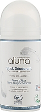 Düfte, Parfümerie und Kosmetik Deostick Alaunstein Alunit-Kristall mit Deckel - OSMA Aluna Deodorant Stick