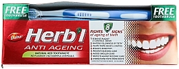 Mundpflegeset Anti-Aging - Dabur Herb`l (Zahnbürste 1 St. + Zahnpasta 150g) — Bild N1
