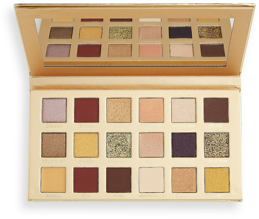 Lidschatten-Palette - Revolution PRO 24K Gold Eye Shadow Palette — Bild N2