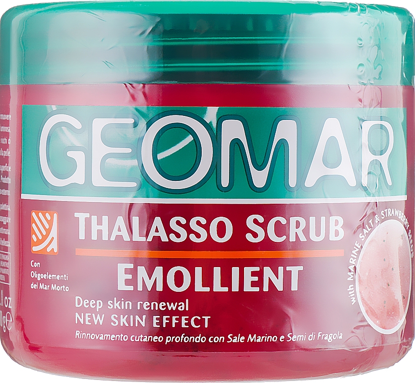 Thalasso Körperpeeling mit Meersalz und Erdbeeren - Geomar Thalasso Scrub Emollient — Bild N1