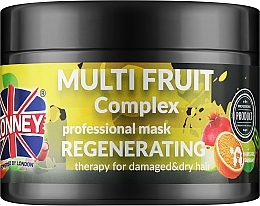 Düfte, Parfümerie und Kosmetik Regenerierende Haarmaske mit Fruchtkomplex für trockenes und strapaziertes Haar - Ronney Multi Fruit Complex Regenerating Therapy Mask