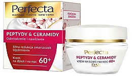 Verjüngende und feuchtigkeitsspendende Gesichtscreme mit Peptiden und Ceramiden 60+ - Perfecta Peptydy&Ceramidy — Bild N1