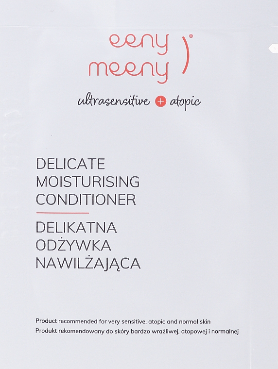 GESCHENK! Feuchtigkeitsspendende Haarspülung - Eeny Meeny Delicate Moisturizing Conditioner (Probe)  — Bild N1