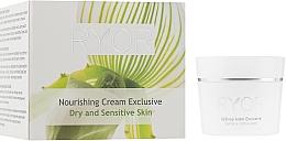 Nährende Gesichtscreme für trockene und empfindliche Haut - Ryor Nourishing Cream Exclusive — Bild N1