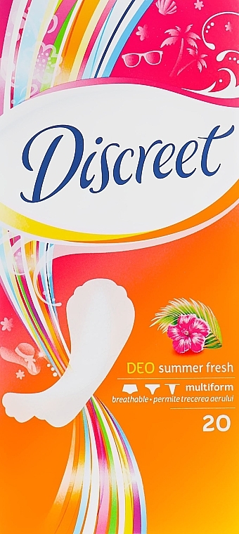 Slipeinlagen Deo Summer Fresh 20 St. - Discreet — Bild N1
