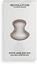 Düfte, Parfümerie und Kosmetik Gesichtsmassage-Platte aus Jade - Revolution Skincare White Jade Gua Sha
