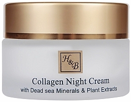 Intensive Anti-Falten Nachtcreme mit Kollagen und Mineralien aus dem Toten Meer - Health and Beauty Intensive Collagen Night Cream — Bild N2
