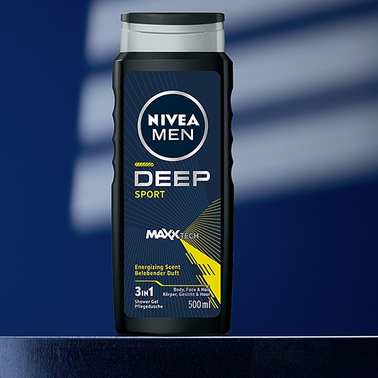 3in1 Duschgel - NIVEA MEN Deep Sport  — Bild N5