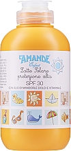Düfte, Parfümerie und Kosmetik Sonnenschutzmilch für Kinder mit Vitamin E, Reiskleie- und Süßmandelöl SPF 30 - L'Amande Enfant Sunscreen Milk SPF 30