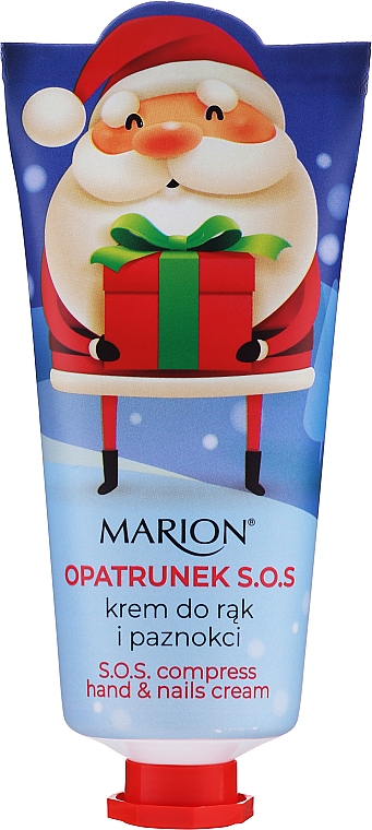 GESCHENK! Creme für Hände und Nägel mit Vanille und Ceramide - Marion S.O.S. Winter Hand Cream — Bild N1