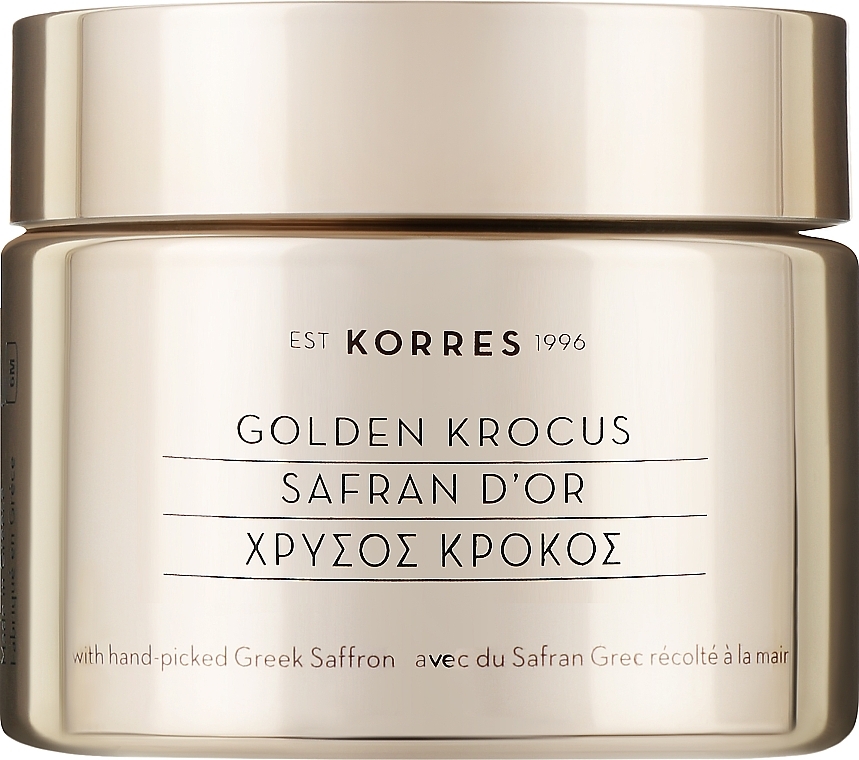Feuchtigkeitsspendende Gesichtscreme mit griechischem Safran - Korres Golden Krocus Hydra-Filler Plumping Cream