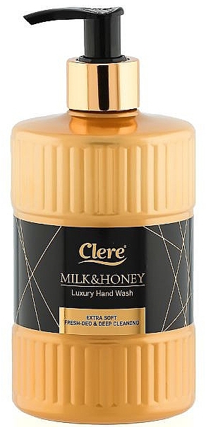 Flüssige Handseife Milk & Honey - Clere Luxury Hand Wash — Bild N1