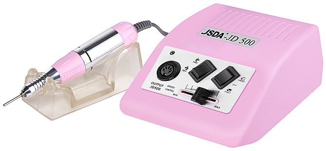 Elektrischer Nagelfräser für Maniküre und Pediküre JD 500 rosa - NeoNail Professional JSDA Nail Drill JD 500 Rose 35W — Bild N1