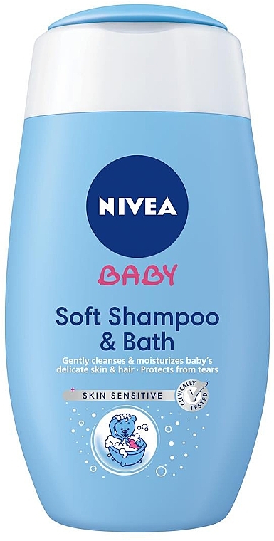 2in1 Shampoo und Badeschaum - Nivea Baby Soft Shampoo & Bath — Bild N1