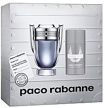 Düfte, Parfümerie und Kosmetik Paco Rabanne Invictus - Set (Eau de Toilette/100ml + Deodorant/75ml)