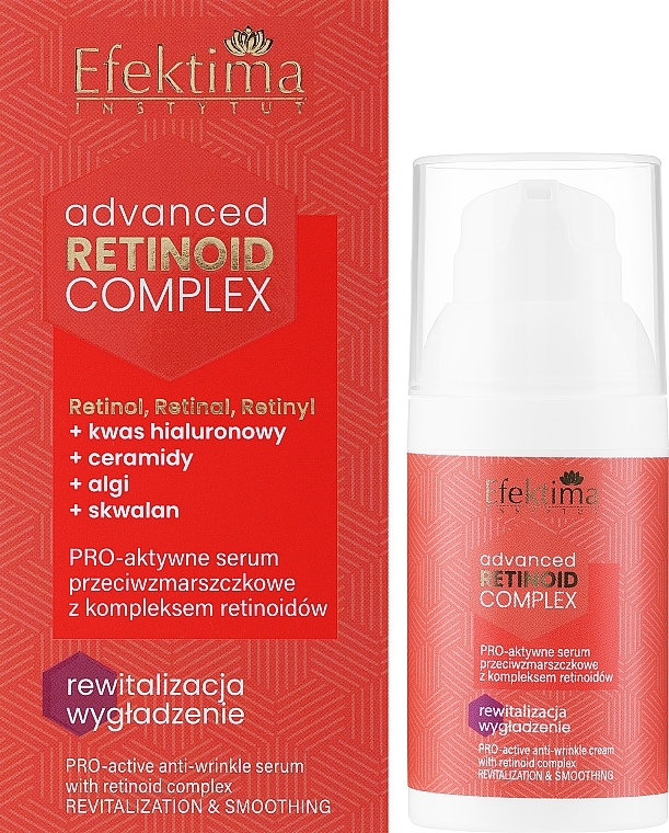 Aktives Anti-Falten-Serum mit Retinoid-Komplex - Efektima Instytut Advanced Retinoid Complex — Bild N2