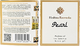 GESCHENK! Hrabina Rzewuska Pearl - Parfum-Öl (Probe) — Bild N2