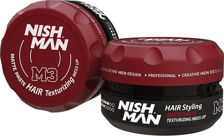 Mattierende Haarstylingpaste - Nishman Hair Styling Matte Paste M3 — Bild N1