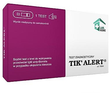 Diagnostischer Test für Borreliose - Lab.Home Tik' Alert — Bild N1