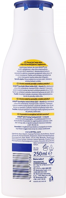 Hautstraffende Körperlotion - NIVEA Q10 Energy Body Milk — Bild N5