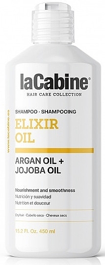 Pflegendes Shampoo für trockenes Haar mit Argan- und Jojobaöl - La Cabine Elixir Oil Shampoo Argan Oil + Jojoba Oil — Bild N1