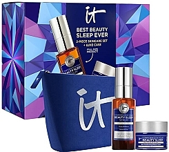 Düfte, Parfümerie und Kosmetik Set - It Cosmetics Best Beauty Sleep Ever Set (serum/30ml + cr/14ml + bag/1pcs)