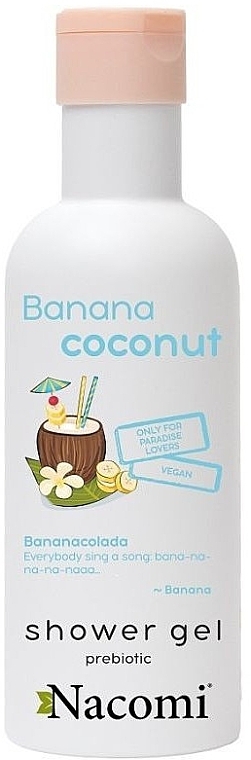 Duschgel Banane und Kokos - Nacomi Banana & Coconut Shower Gel — Bild N1