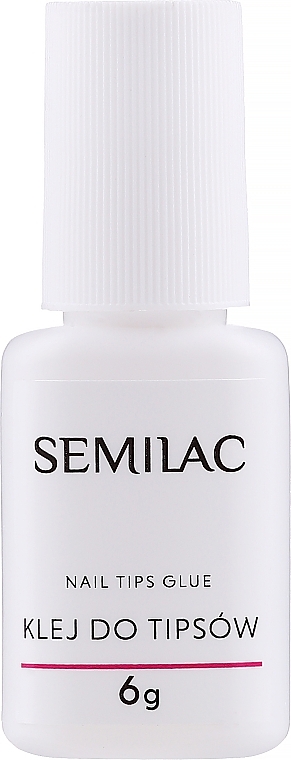 Nagelspitzenkleber mit Pinsel - Semilac Nail Tip Glue — Bild N2
