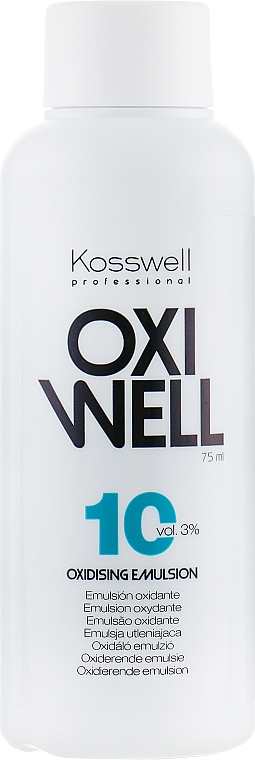 Entwicklerlotion 3% - Kosswell Professional Oxidizing Emulsion Oxiwell 3% 10vol — Bild N2