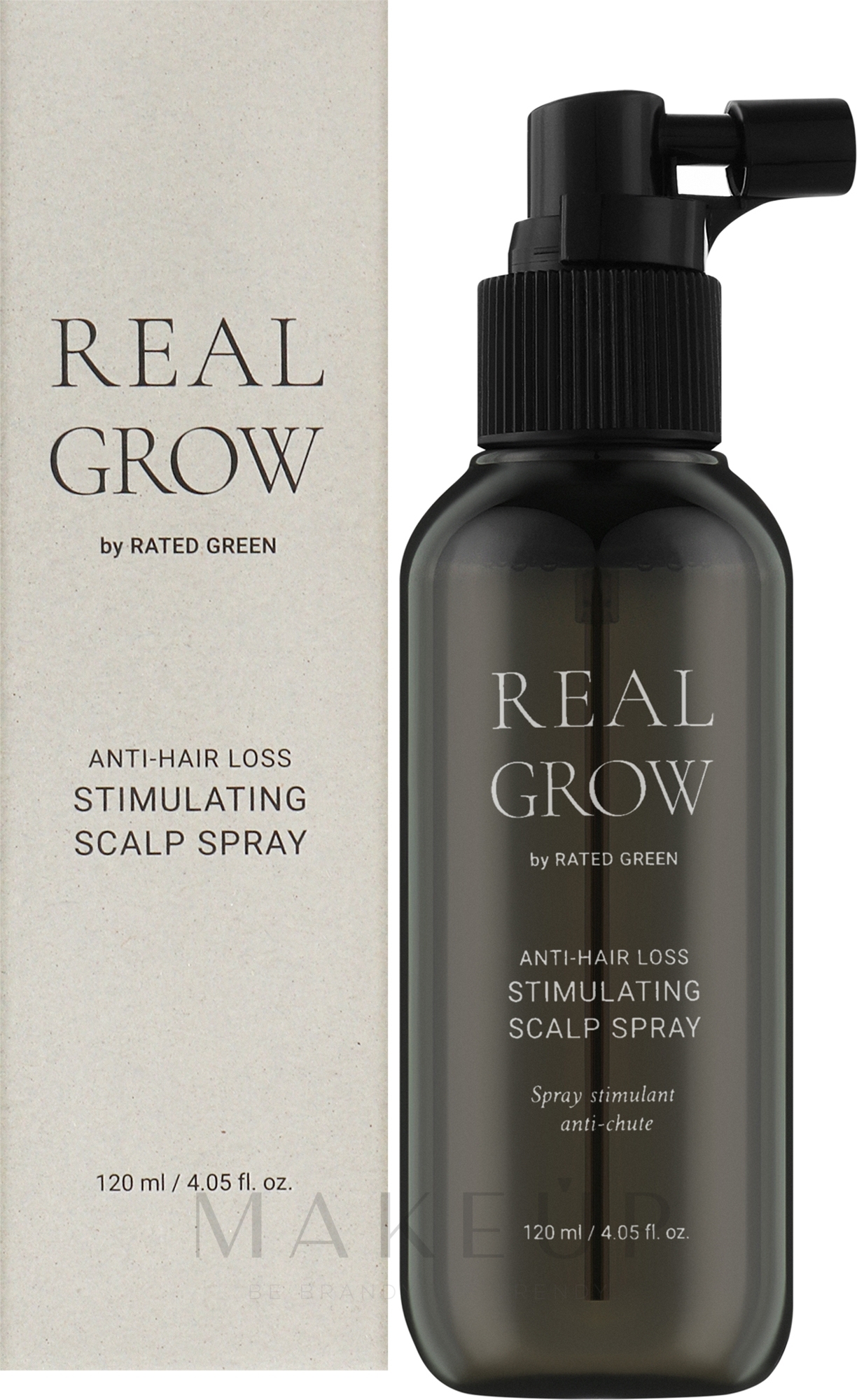 Spray für die Kopfhaut gegen Haarausfall - Rated Green Real Grow Anti-Hair Loss Stimulating Scalp Spray — Bild 120 ml