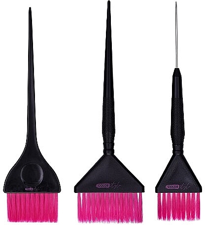 Färbepinsel-Set Fuchsie - Bifull Professional 3 Piece Color Brush Set — Bild N1