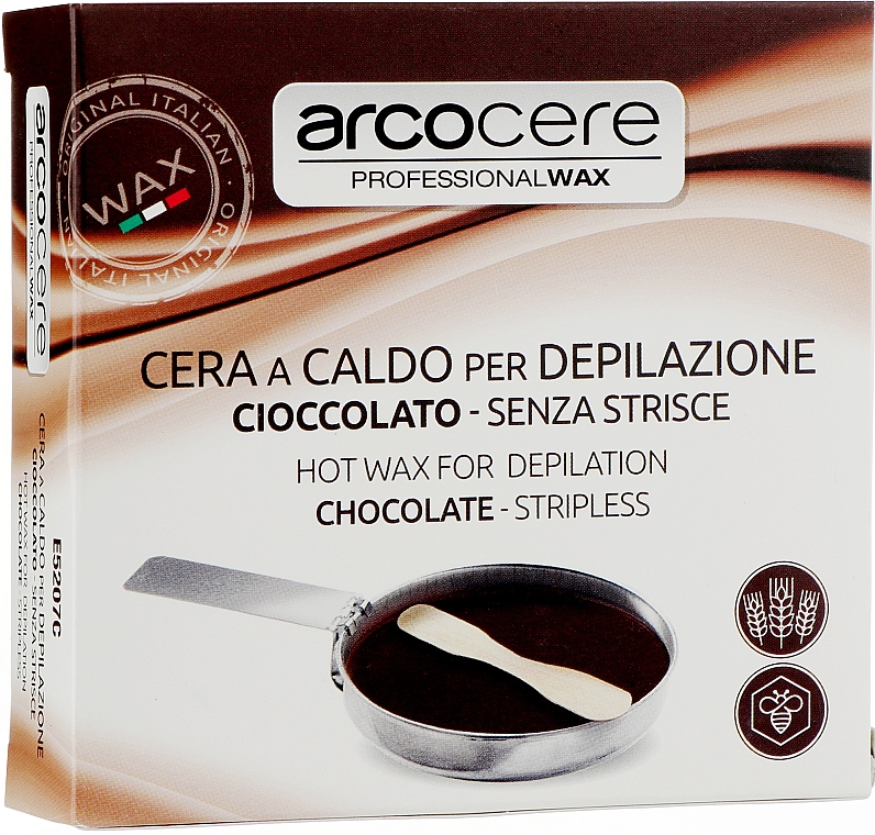 Epilier-Set mit Schale Schokoladen - Arcocere Professional Wax Chocolate — Bild N1