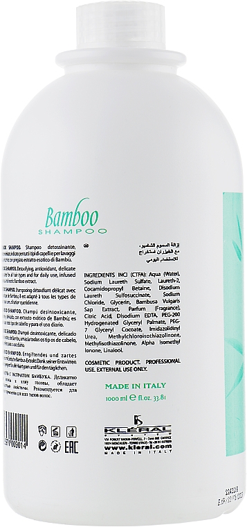 Shampoo mit Bambusextrakt - Kleral System Bamboo Shampoo — Bild N2