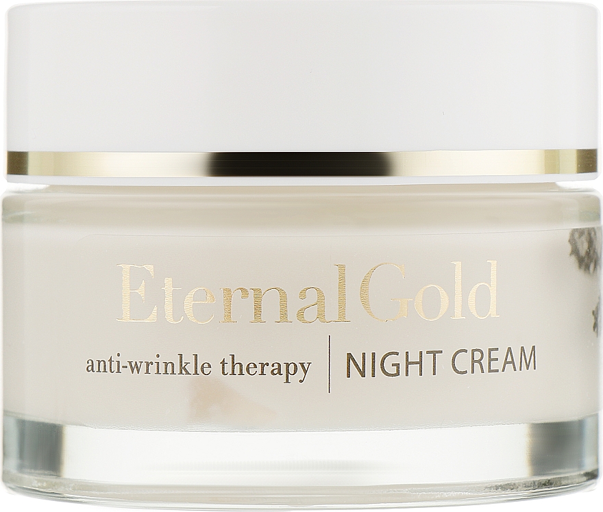 Regenerierende und straffende Nachtcreme mit Sheabutter und Goldextrakt - Organique Eternal Gold Golden Lifting Night Cream — Bild N1