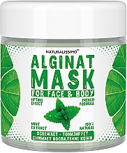 Alginate Maske mit Minze - Naturalissimo Mint Alginat Mask — Bild N2