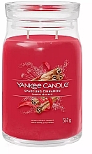 Düfte, Parfümerie und Kosmetik Duftkerze - Yankee Candle Sparkling Cinnamon Scented Candle