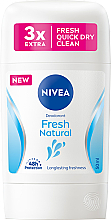 Düfte, Parfümerie und Kosmetik Deostick Natürliche Frische - Nivea Fresh Natural 48H Deodorant Stick