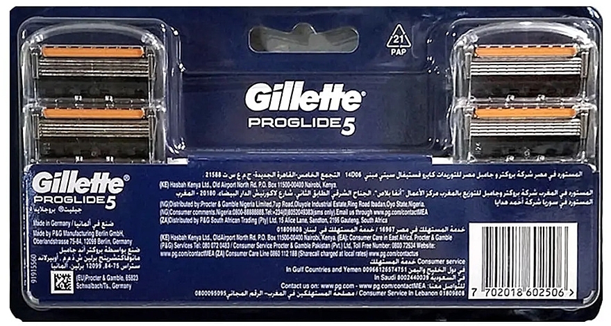 Ersatz-Rasierkartuschen 8 St. - Gillette Fusion5 ProGlide	 — Bild N2