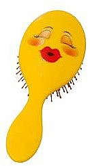 Haarbürste 2003W Lächelndes Gesicht - IDC Design XL Detangle Brush — Bild N1