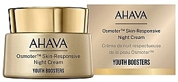 GESCHENK! Gesichtscreme für die Nacht - Ahava Osmoter Skin-Responsive Youth Booster Night Cream (probe)  — Bild N1