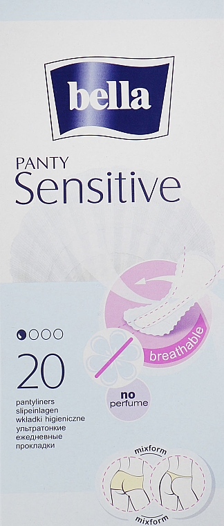 Slipeinlagen Panty Sensitive 20 St. - Bella — Bild N1