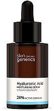 Düfte, Parfümerie und Kosmetik Feuchtigkeitsspendendes Serum mit Hyaluronsäure - Skin Generics Hyaluronic Acid Moisturising Serum 28% Active Complex