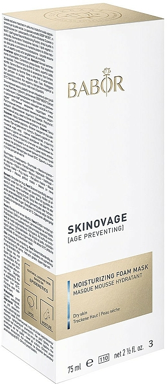 Schaummaske für trockene Haut mit Wiesenschaumkrautöl - Babor Skinovage Moisturizing Foam Mask — Bild N2