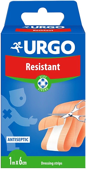 Medizinisches Pflaster mit Antiseptikum 1m x 6 cm - Urgo Resistant — Bild N1