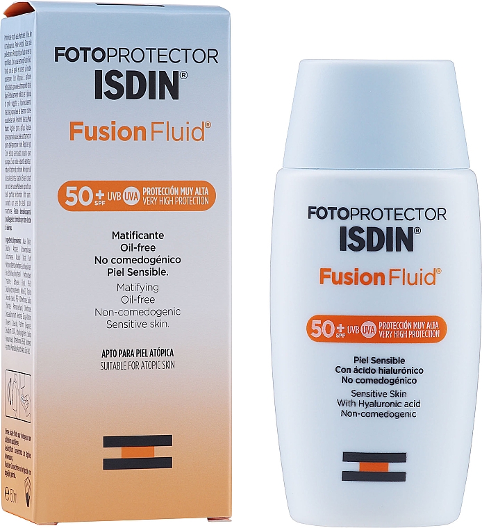 Sonnenschutzfluid SPF50 - Isdin Fotoprotector Fusion Fluid SPF 50+ — Bild N2