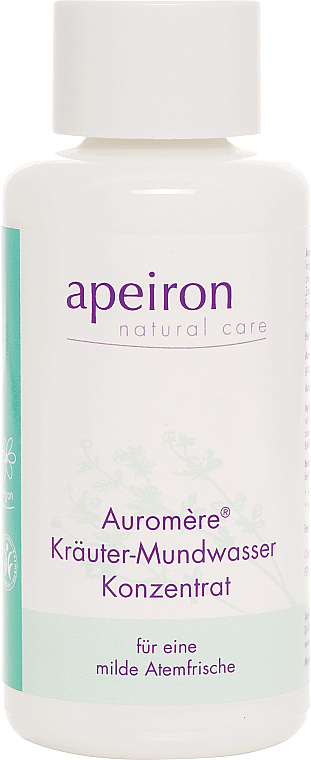 Kräuter-Mundwasser Konzentrat für eine milde Atemfrische - Apeiron Auromere Herbal Mouthwash Concentrate — Bild N1