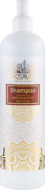 Shampoo für fettiges Haar mit Macadamiaöl - Oksavita Shampoo — Bild N1